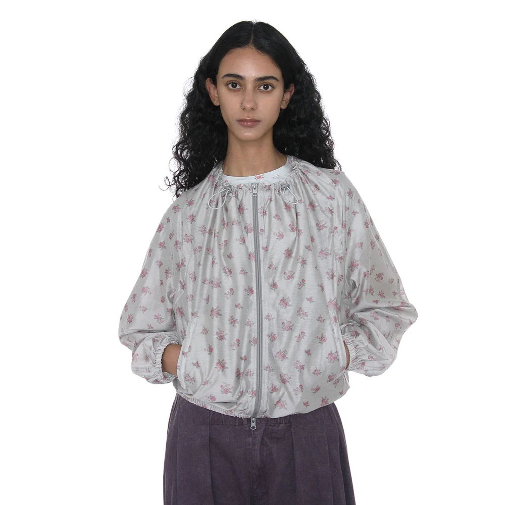 2WAY LIGHTWEIGHT SHIRRING JACKET_FLORAL