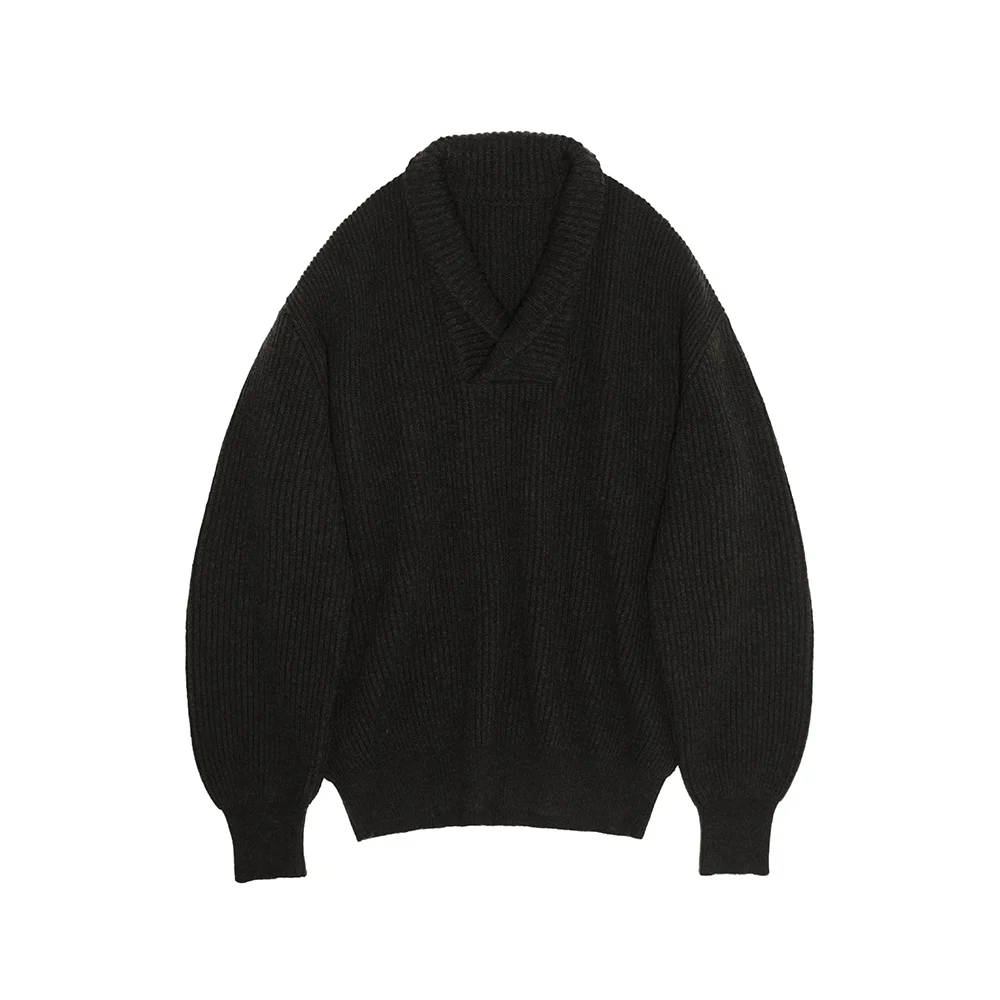 WRAP KNIT BLACK
