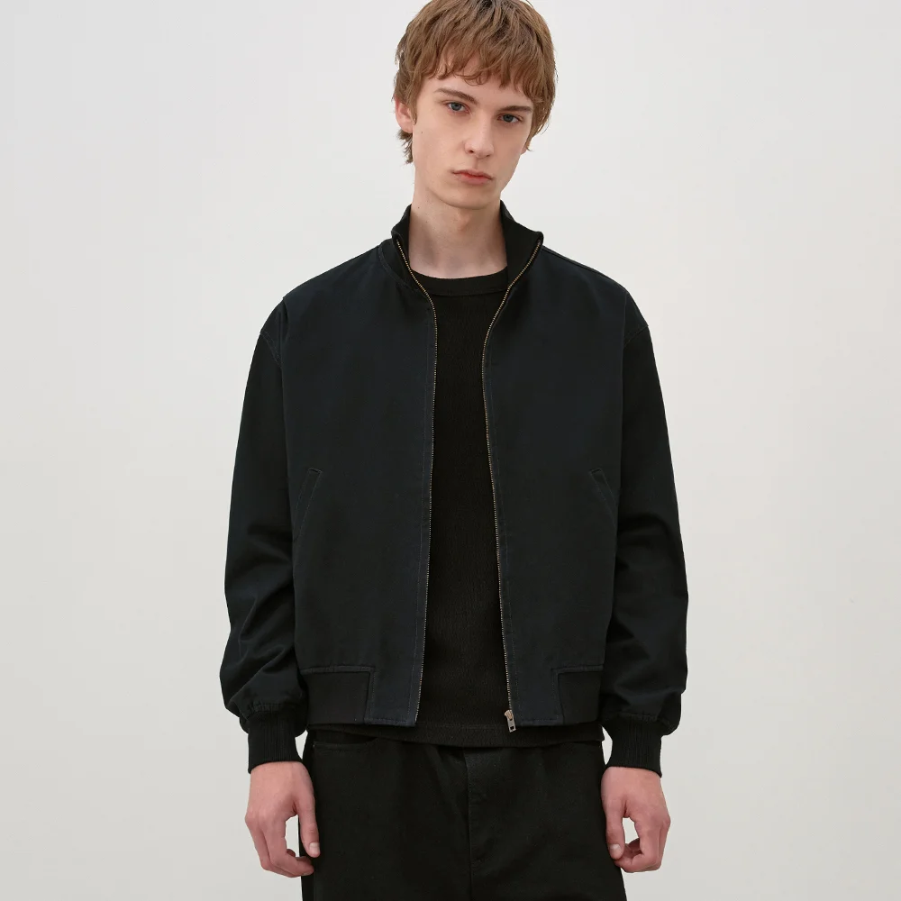水洗 純棉 坦克外套 外套 WASHED BLACK