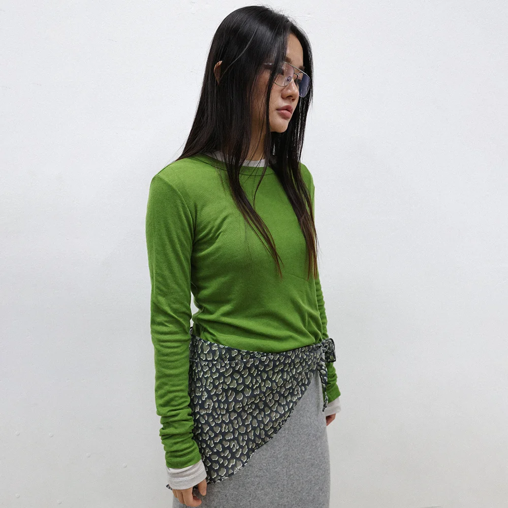 Basic Line Long Sleeves_green