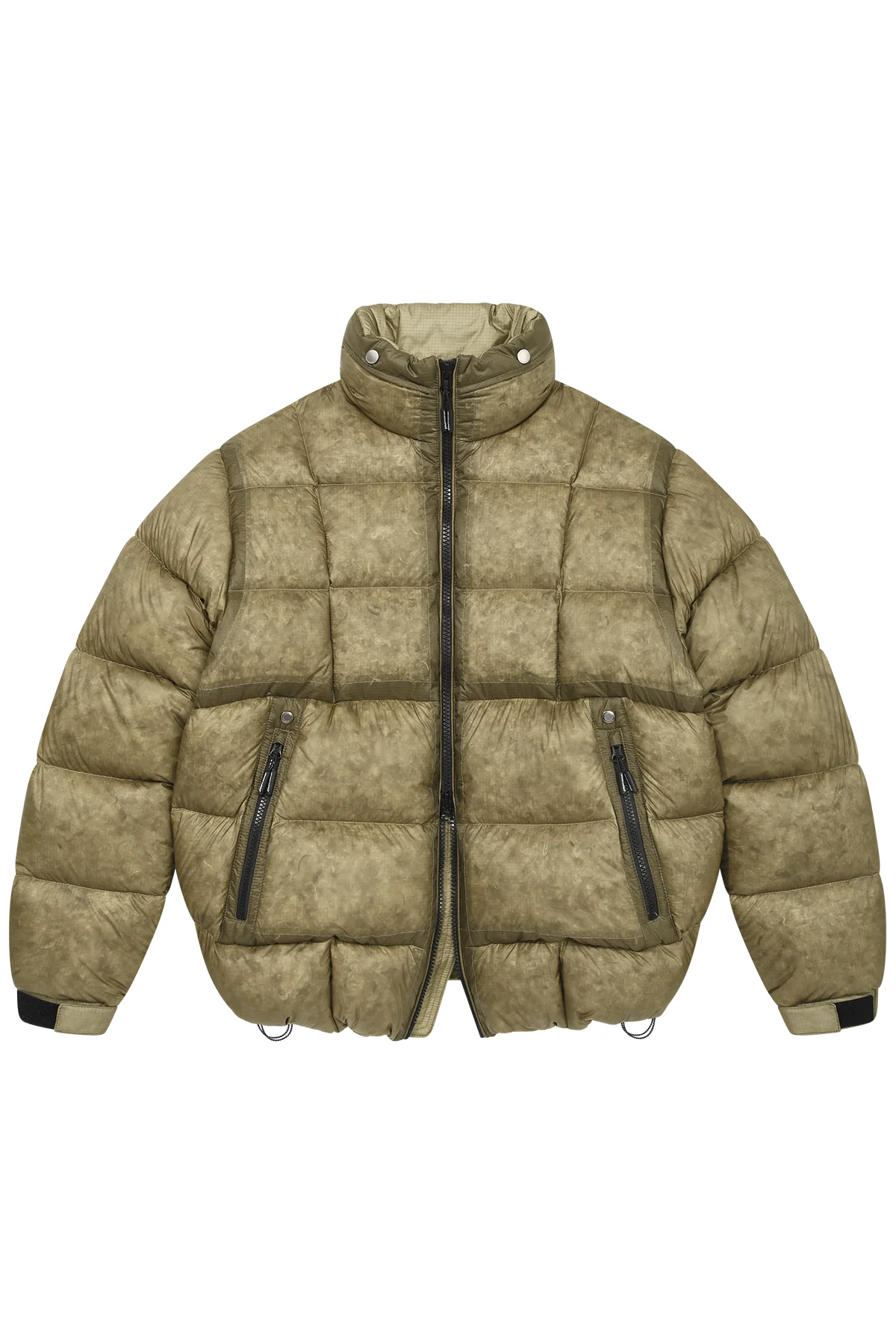 LM CLOUD COLOR LAYERED HIGH NECK DOWN JP (BEIGE)