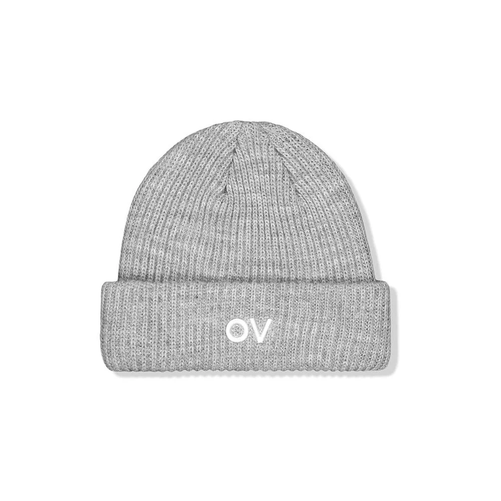 OV LOGO CUFF BEANIE (LIGHT GRAY)
