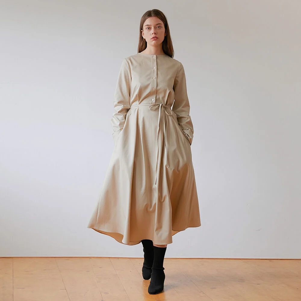 MELIA MAXI DRESS - BEIGE