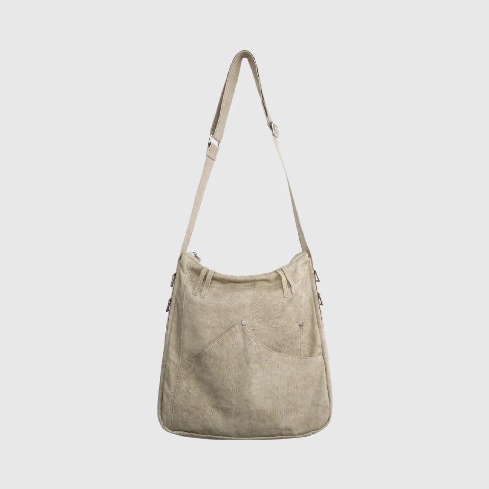 純棉 水洗 Storage 袋 BEIGE
