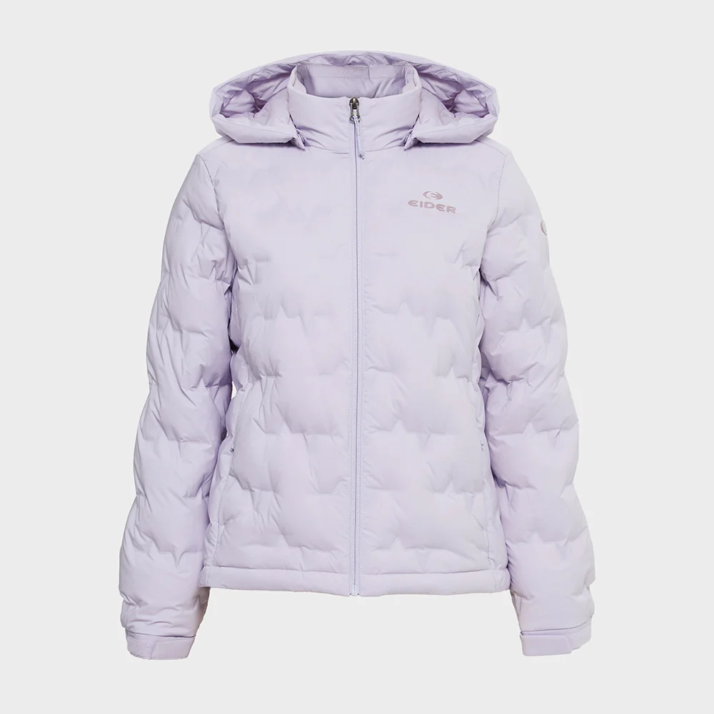 BASIC (基本款) 女裝 軟管 修身 Down 外套_Pastel Violet_DWW25512V3