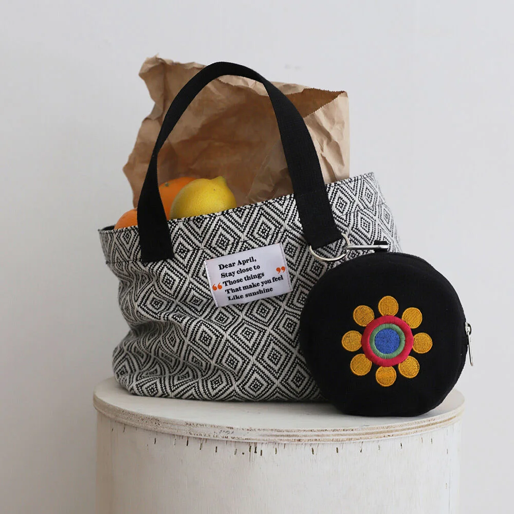 Summer tote bag (夏季 手提袋 袋) black