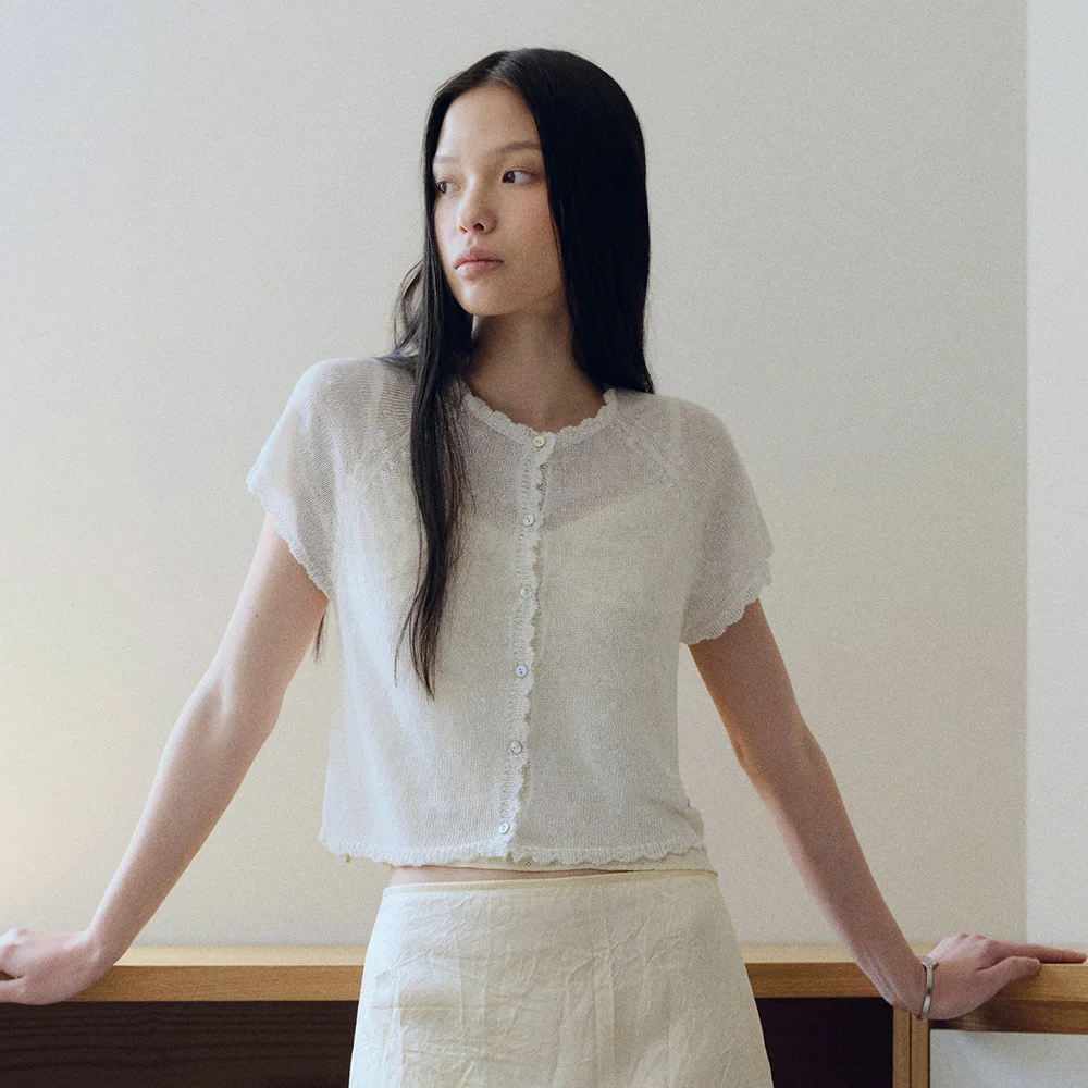 MARE SCASSI CARDIGAN (WHITE)