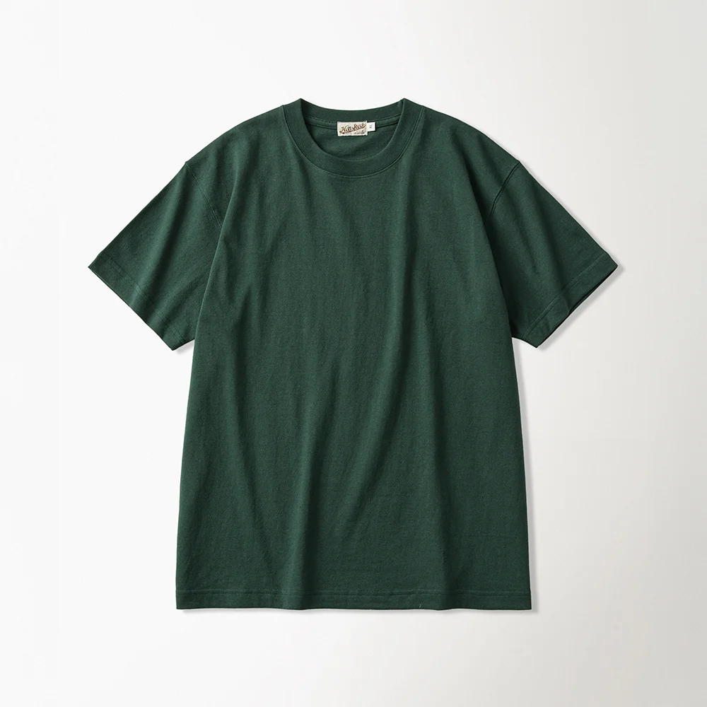 9oz USA Cotton Tubular Tee Dark Green