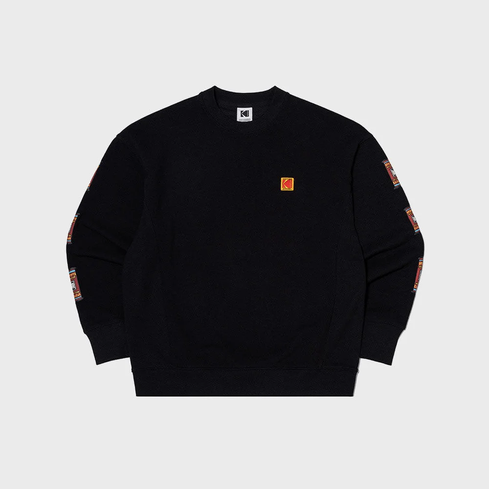 Kodak Peoples 圖案 衛衣 BLACK