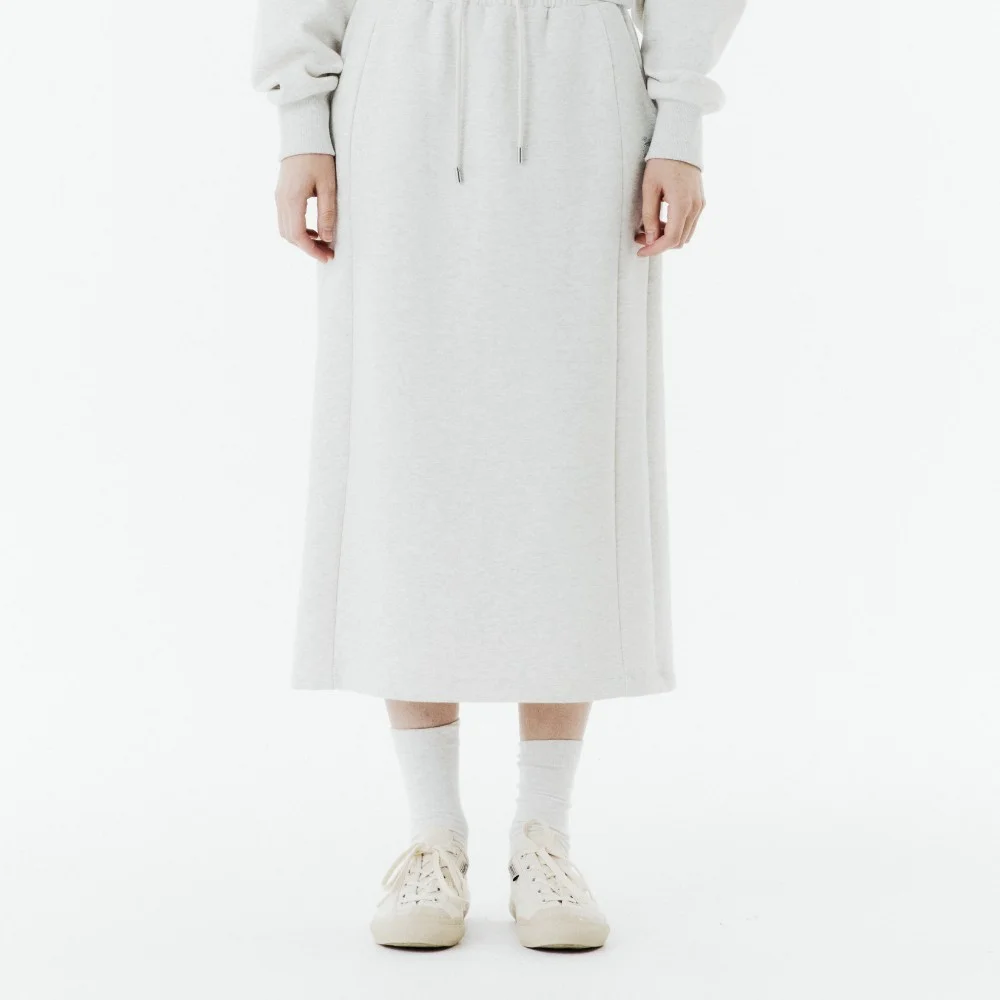 W SWEAT SKIRT - OATMEAL (P263WSK161)