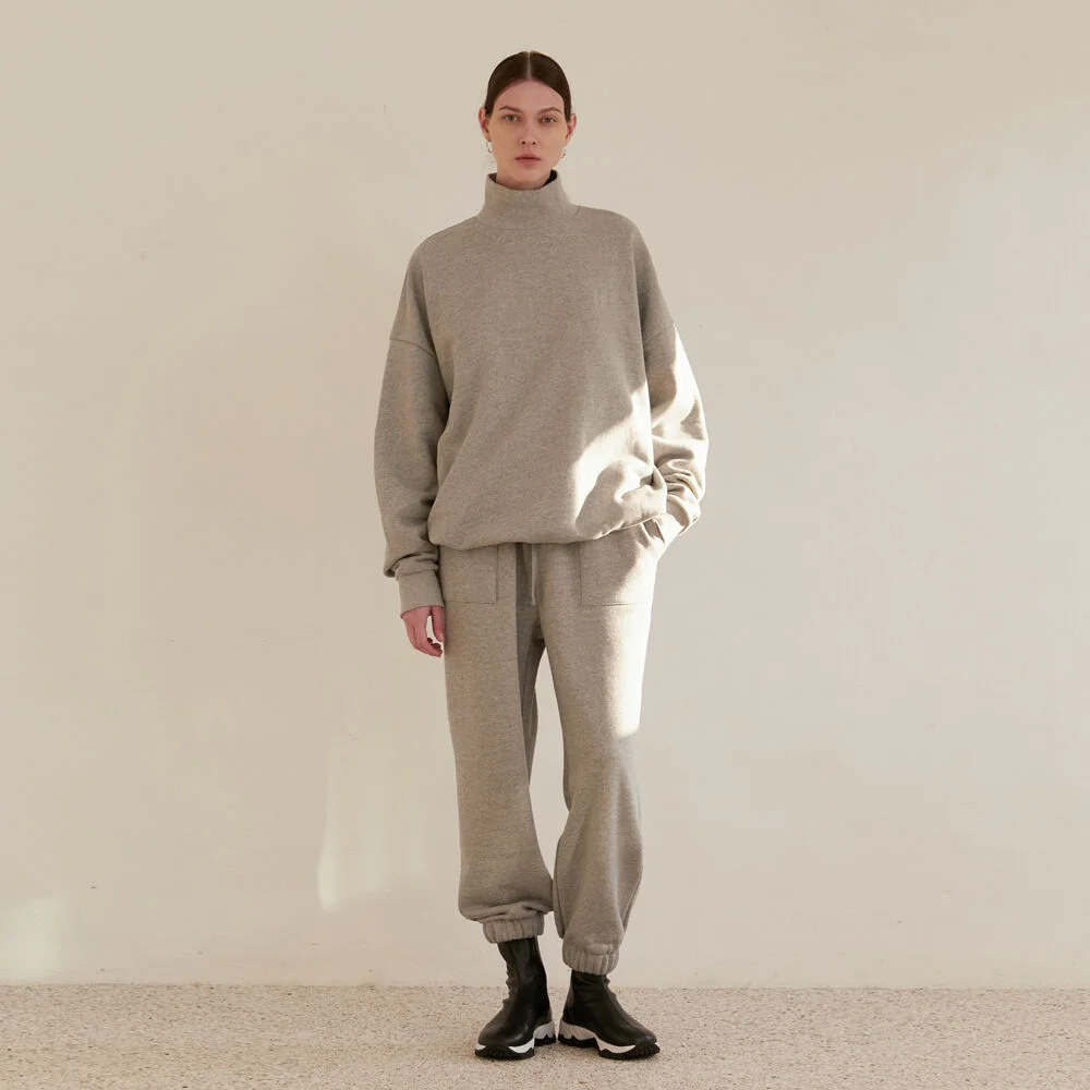 LOGO JOGGER PANTS - GRAY