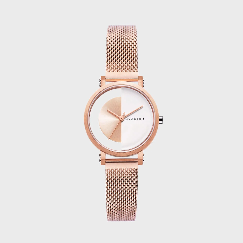 Klasse14 Imperfect 拱形 白色 32mm 女裝 金屬 手錶 - IM18RG007W-3
