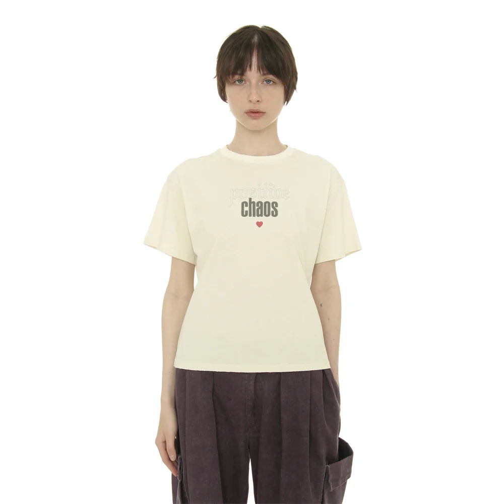 POSITIVE CHAOS PRINTED TEE_IVORY
