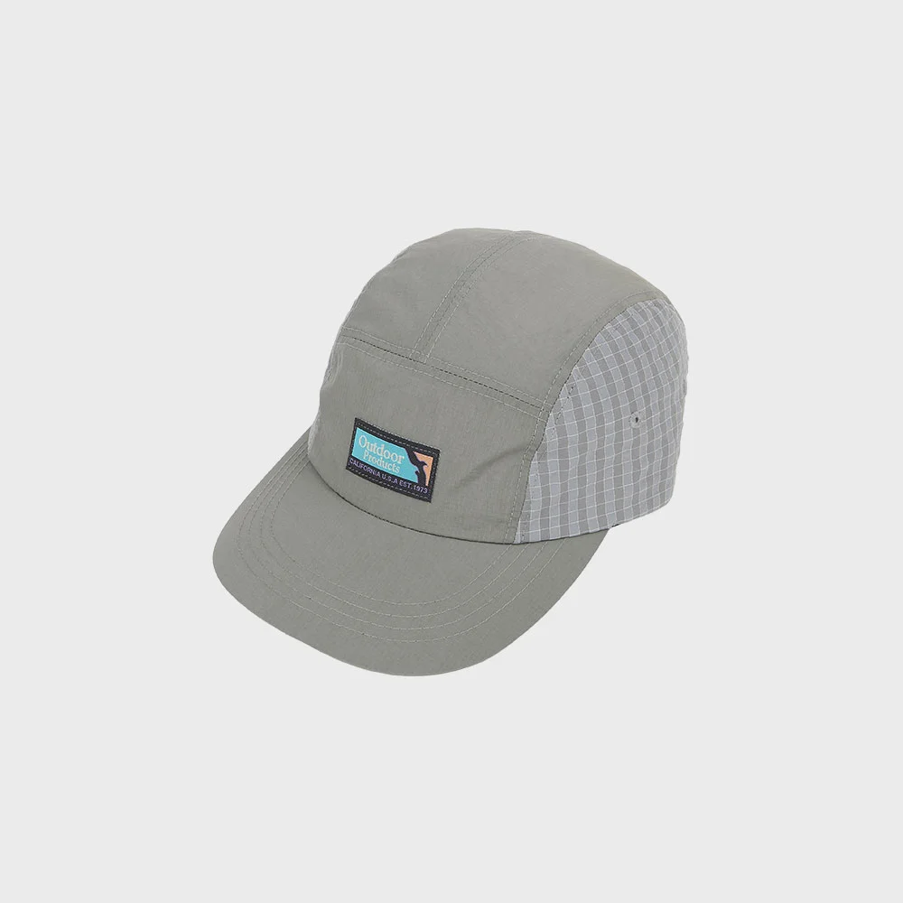 格紋 Camp Cap (灰色)