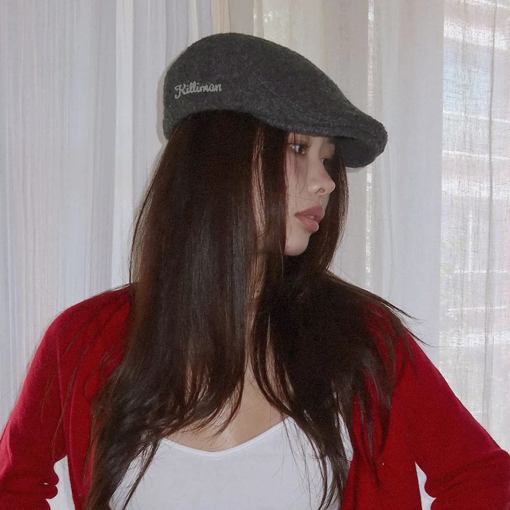 Wool Hunting Cap - Pepper Charcoal