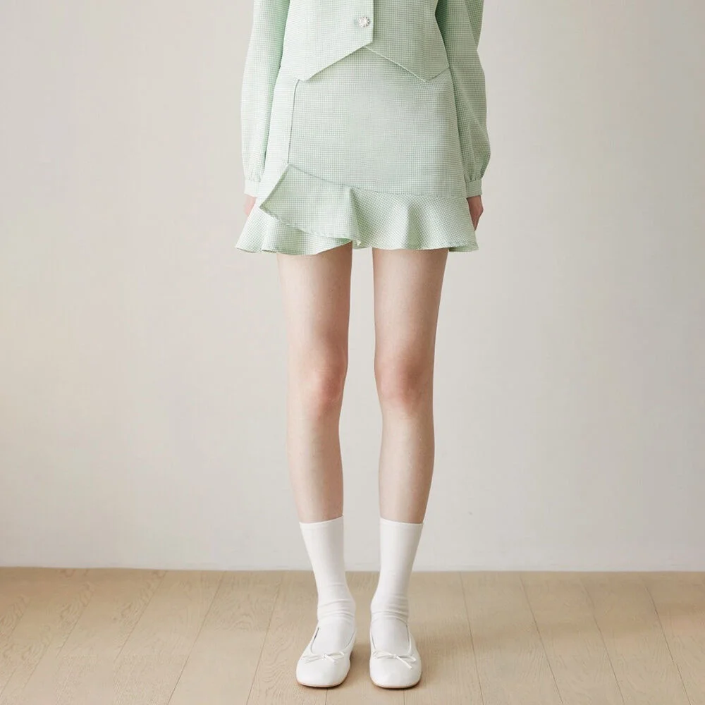FRILL SKIRT - MINT