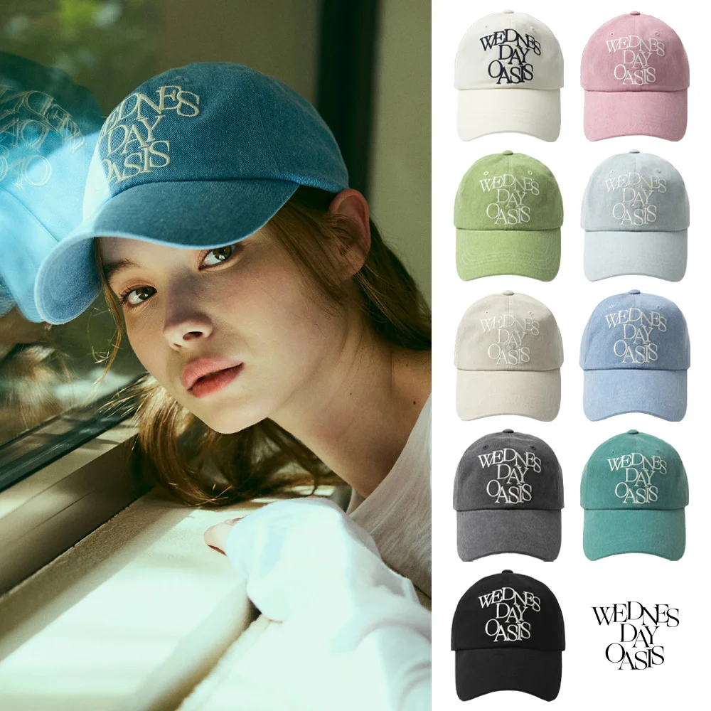 Signature Lettering Pigment Ball Cap 9COLOR