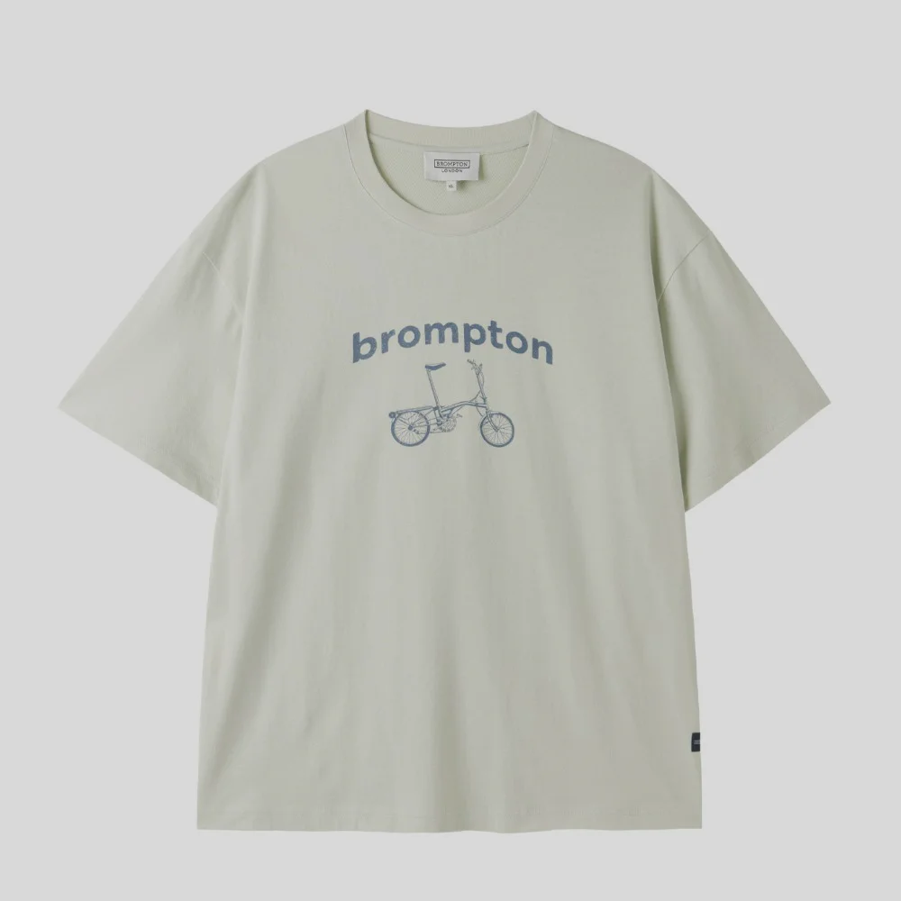 1975 BICYCLE GRAPHIC T-SHIRT - LIGHT MINT (P252UTS438)