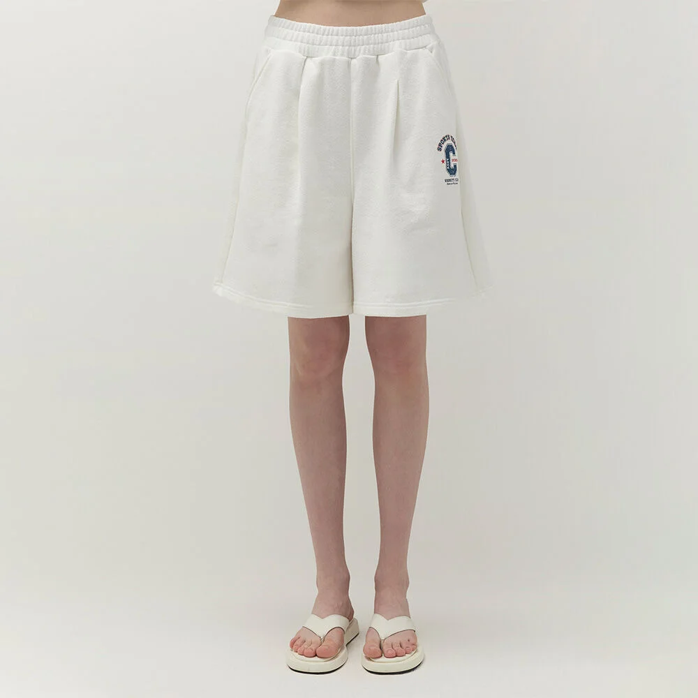 Bermuda Banding Pants (White)