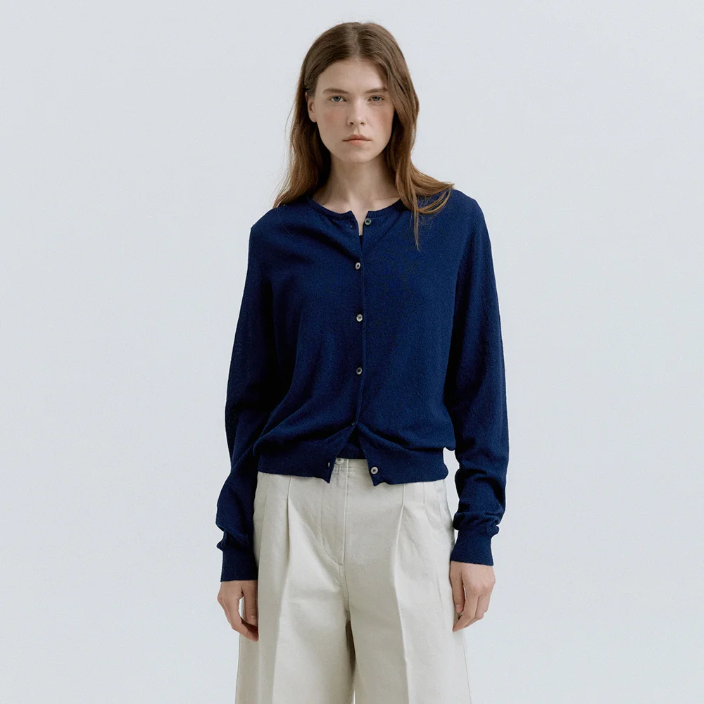 Peony Cardigan (Cobalt Navy)
