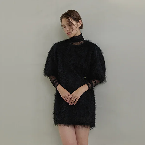 JENNY FLOYD HAIRY DRESS S (OP-6122)