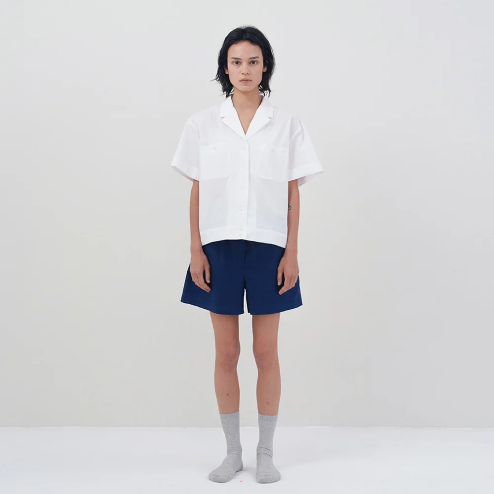 Cotton Boxer Shorts(Navy)