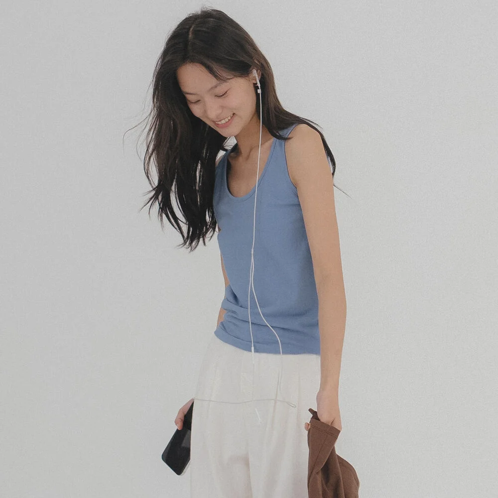 TFL 05 FIRST SLEEVELESS _Blue