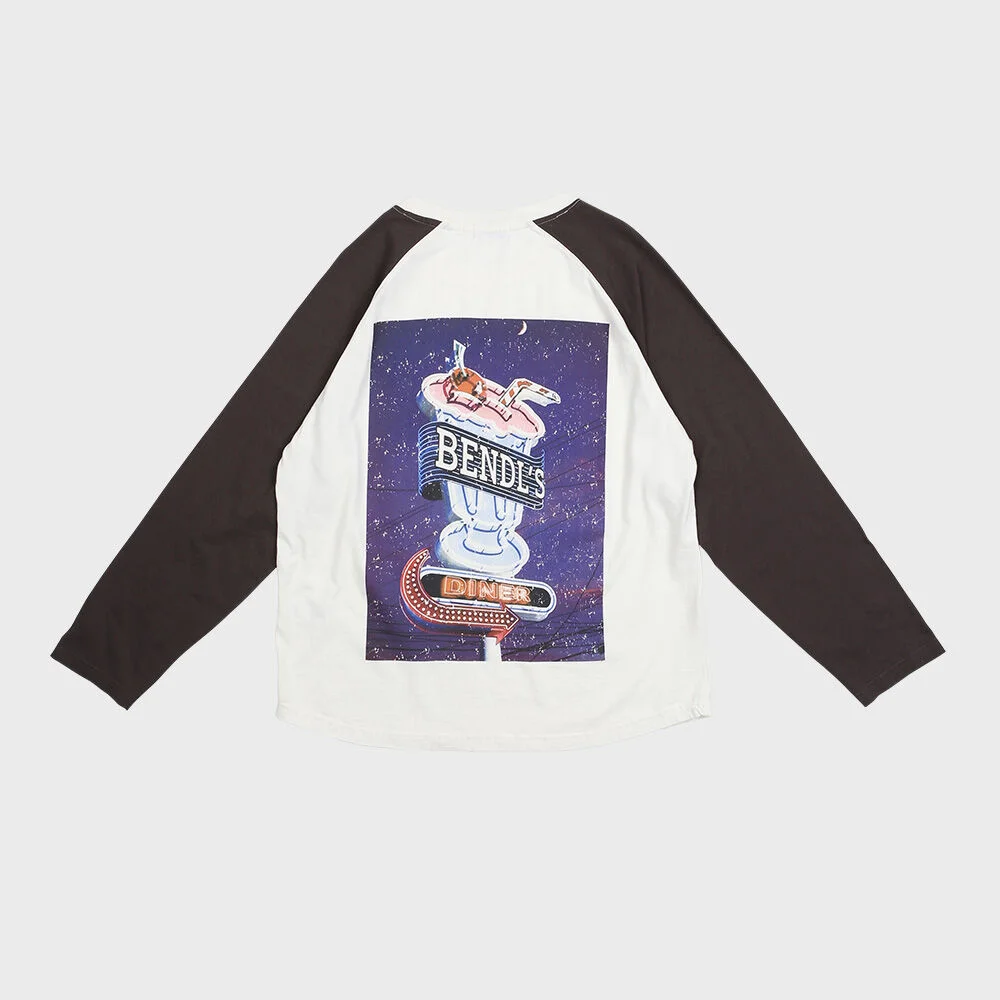 NIGHT DINER T-SHIRTS -BROWN