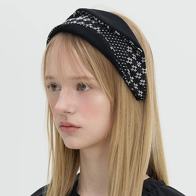Folding Fascinator - Noir
