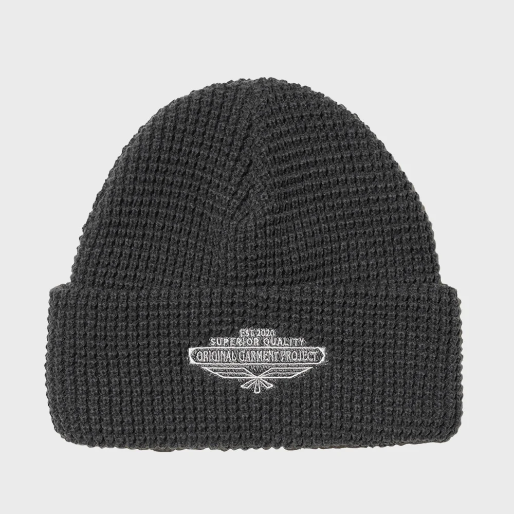 Original Birdemblem Waffle Beanie Charcoal