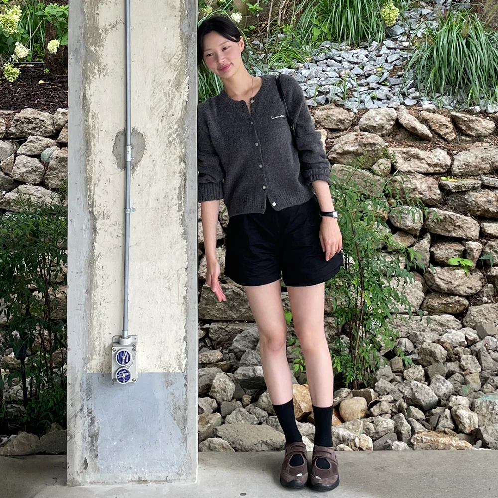 Dave Cotton Short Pants - Black