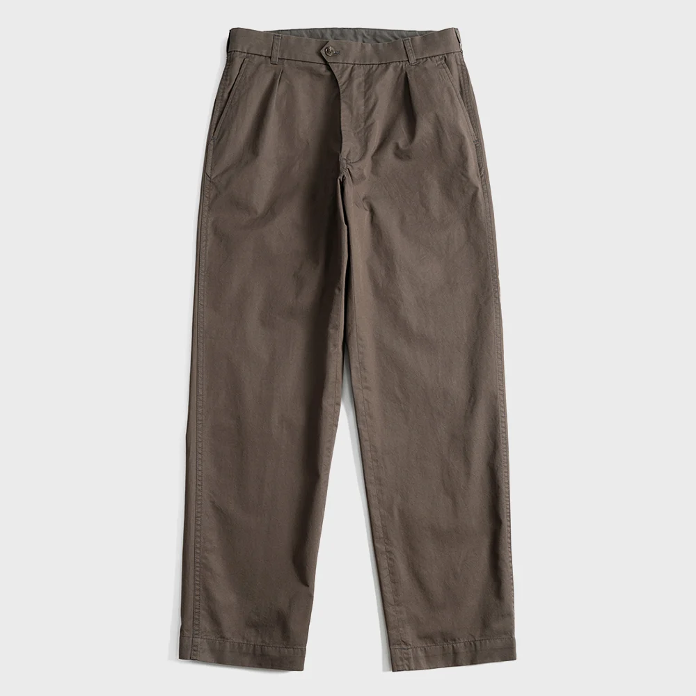 11 COTTON COMFORT PANTS (dark olive)