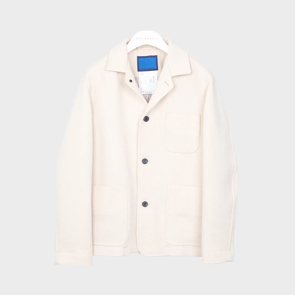 HEAVY WEIGHT WOOL CHORE JACKET (VASELINE)