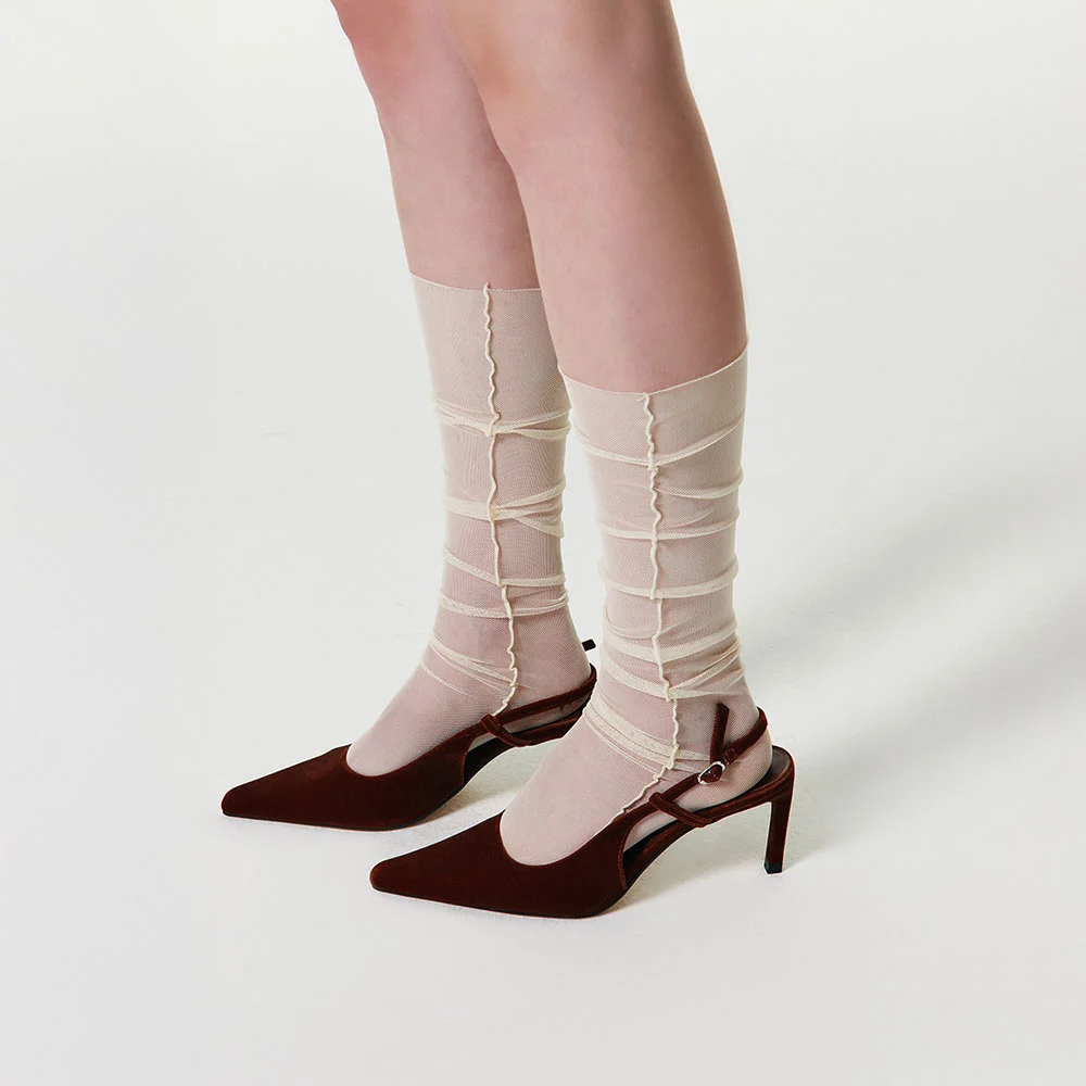SHEER ANKLE STOCKINGS