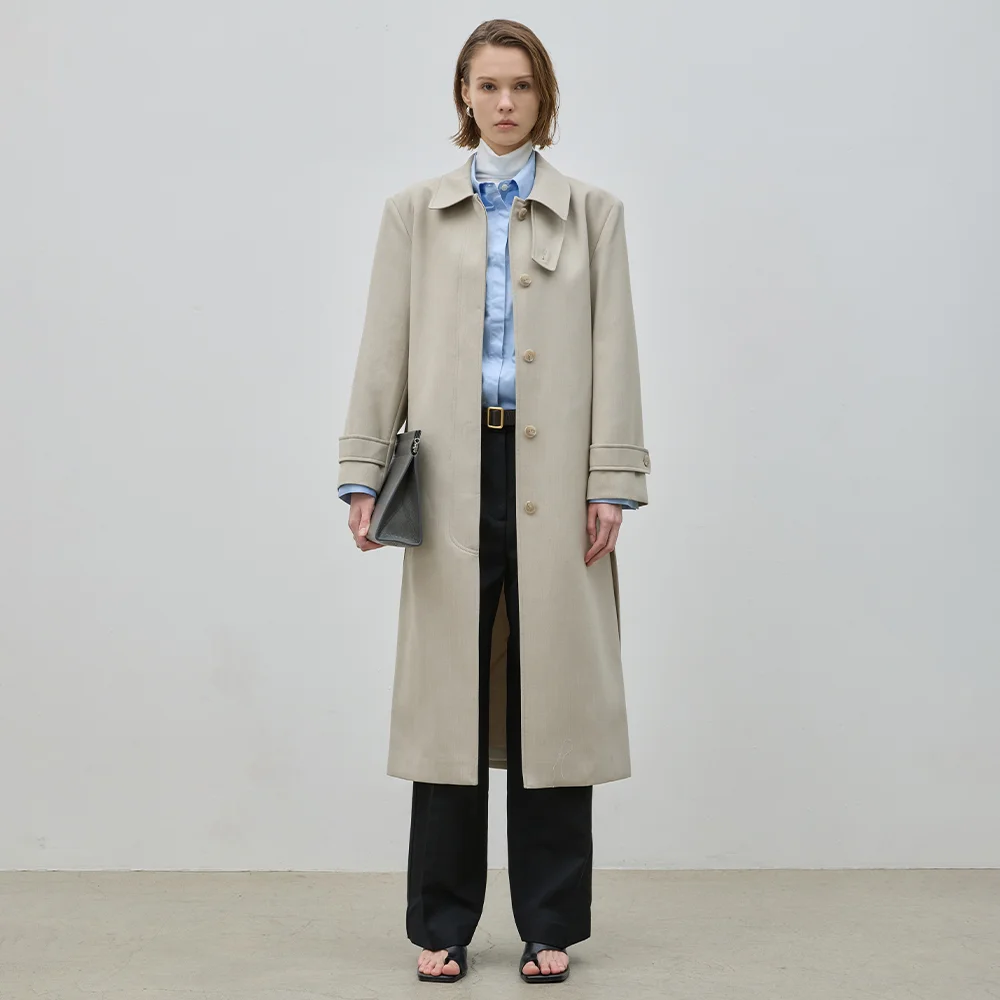 SENTI HIDDEN TRENCH COAT
