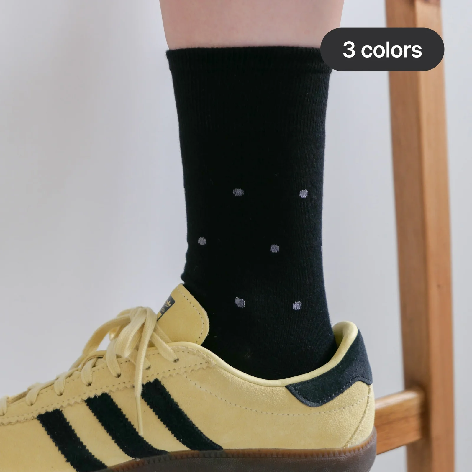 polka dot pattern socks (3colors)