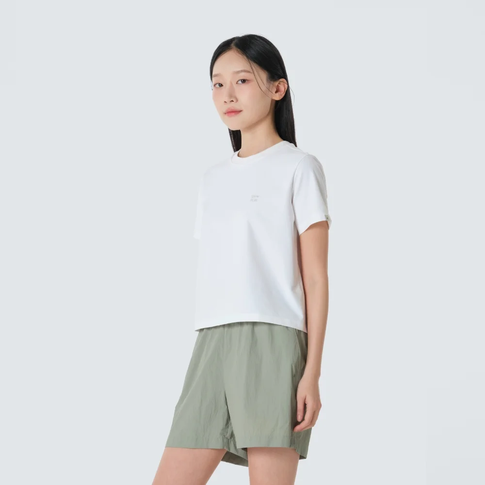 經典 女裝 圓領 短袖 T恤 White (S26MWTTS15)