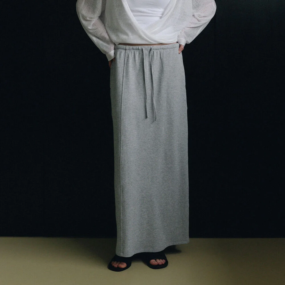 H-Line Maxi Jersey Skirt SW6MS778_2color