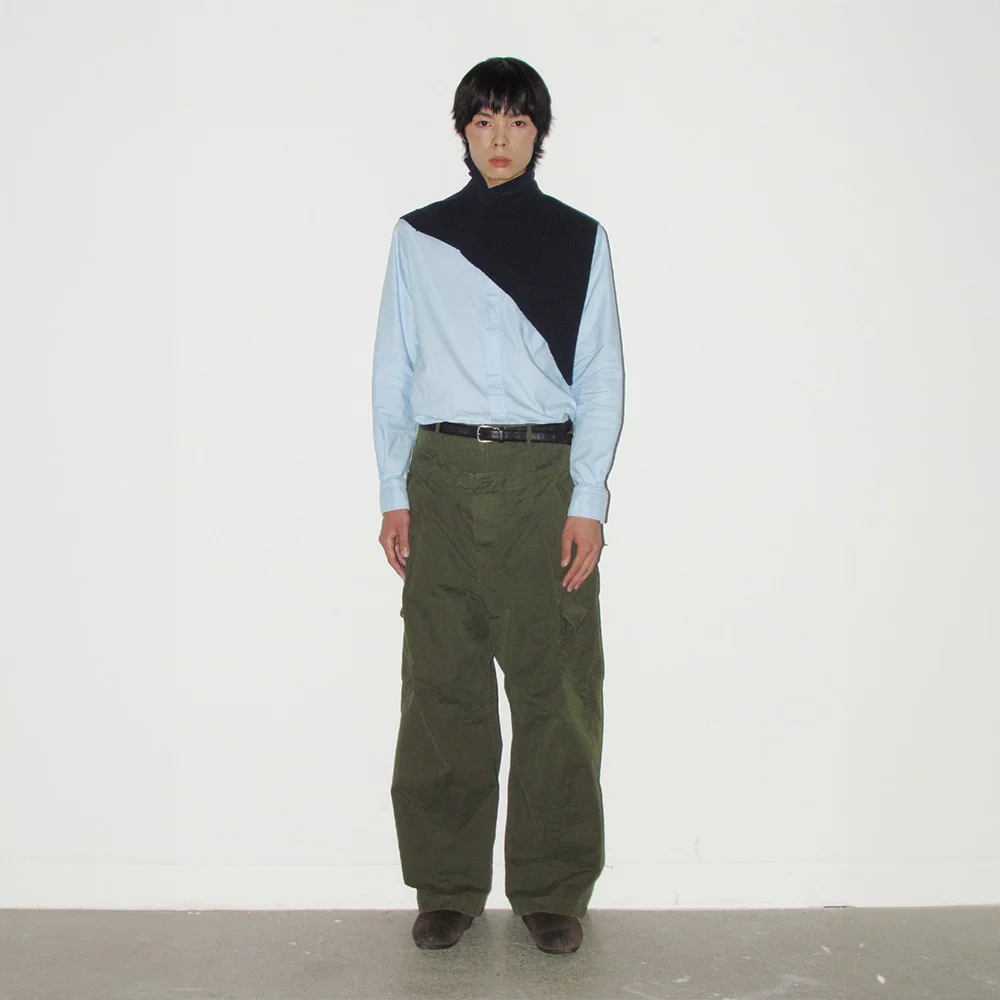 DOUBLE WAIST UTILITY CARGO TROUSER KHAKI