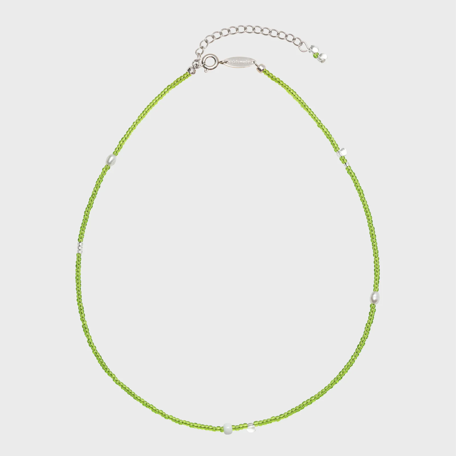 Slurpee_green apple Necklace