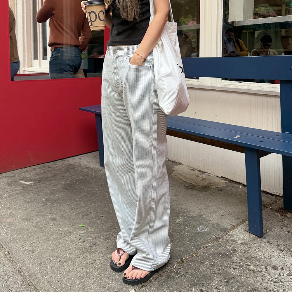Summer stripe denim (blue)