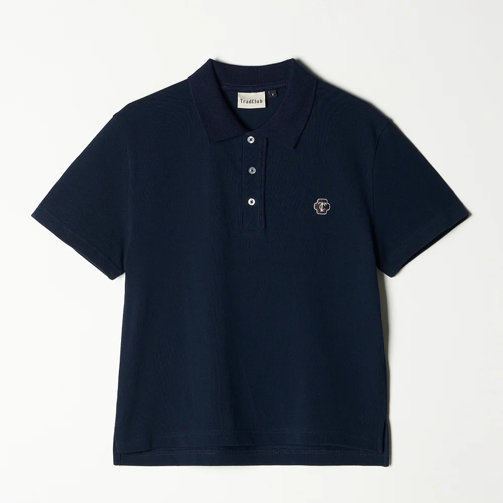 女裝 短版 珠地 Polo 短袖T恤 3色