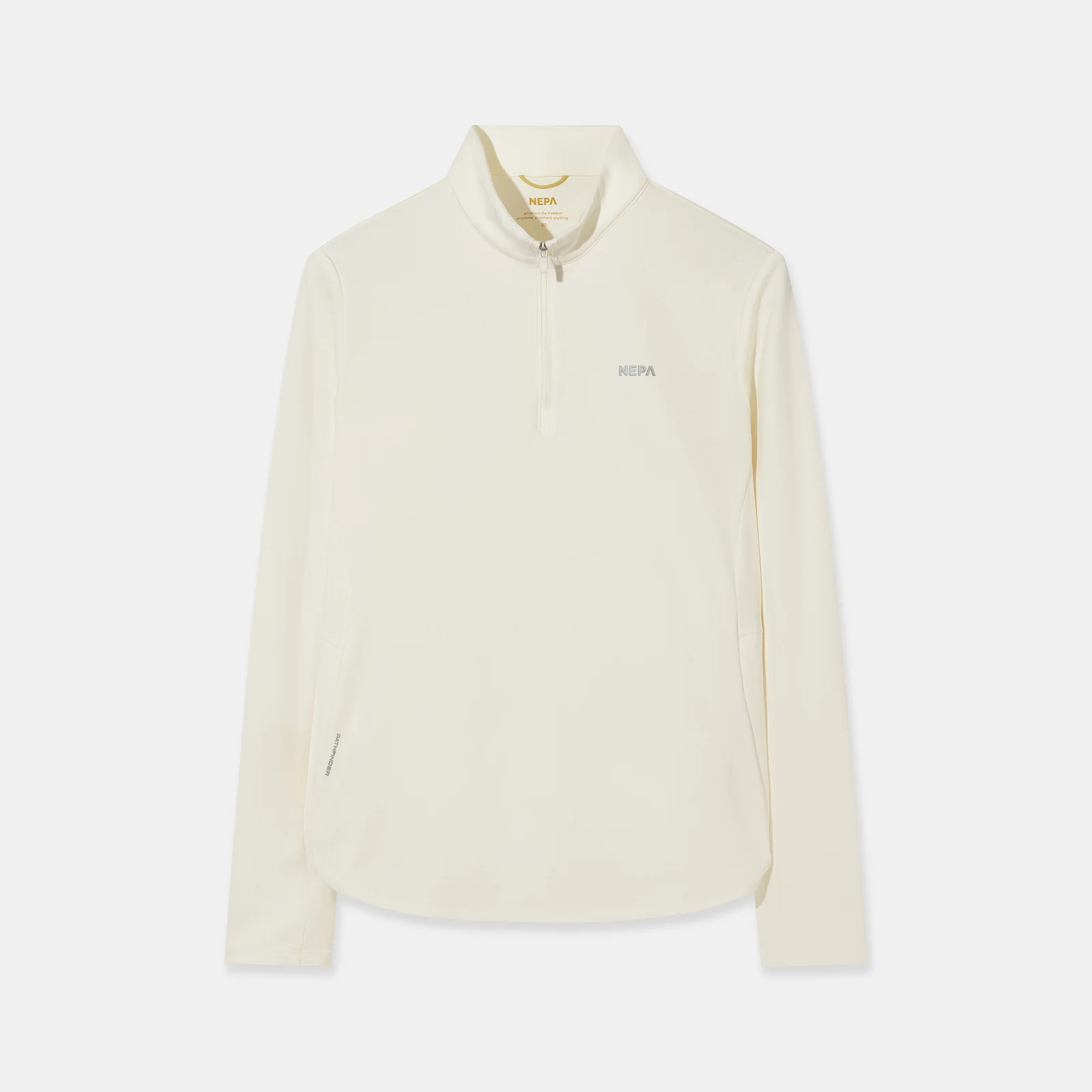 NEPA/Official Direct 7M25401 女裝 Pathfinder 基本款 長袖 拉鏈上衣_CREAM