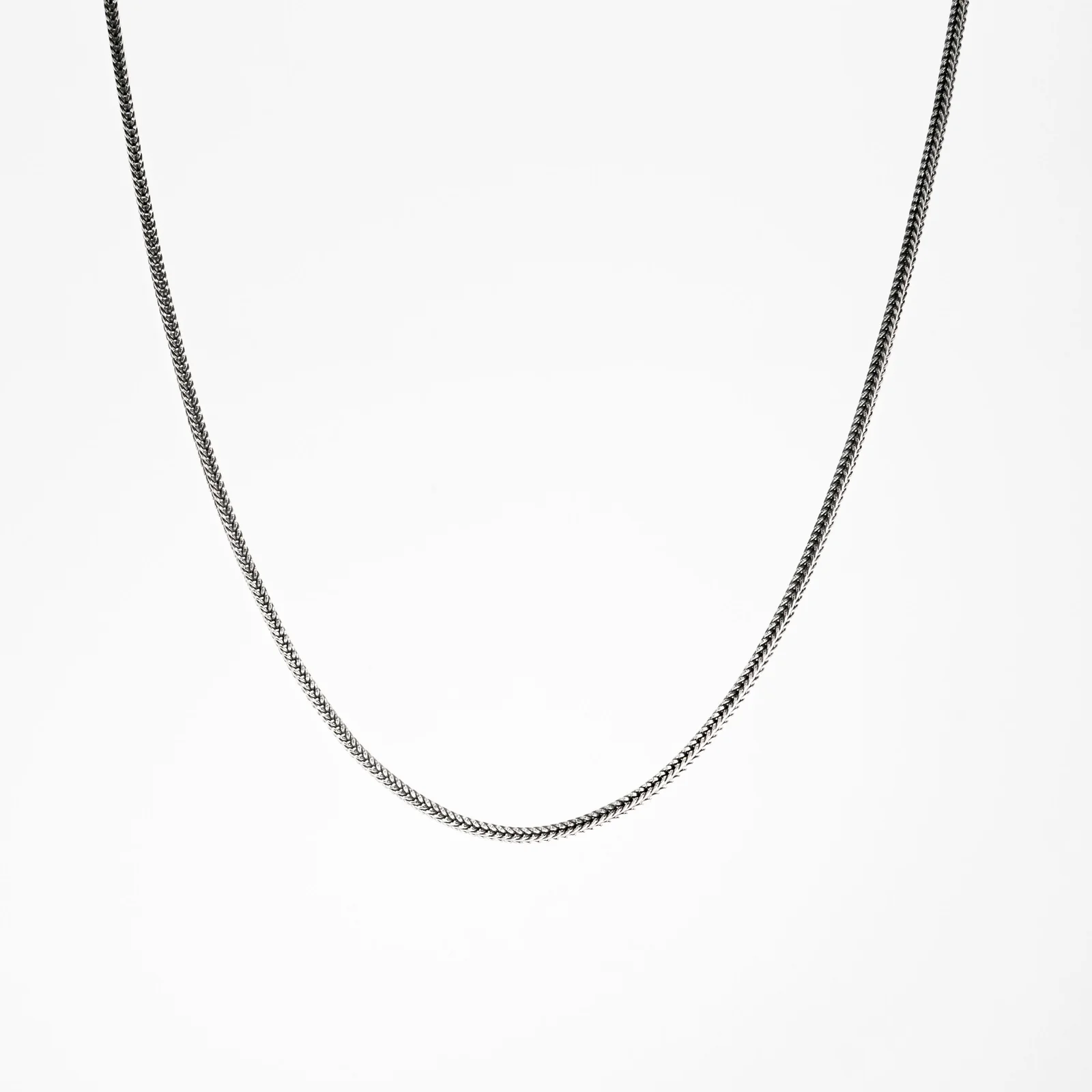 HR 287-02N_Silver Chain Necklace (Silver 925)