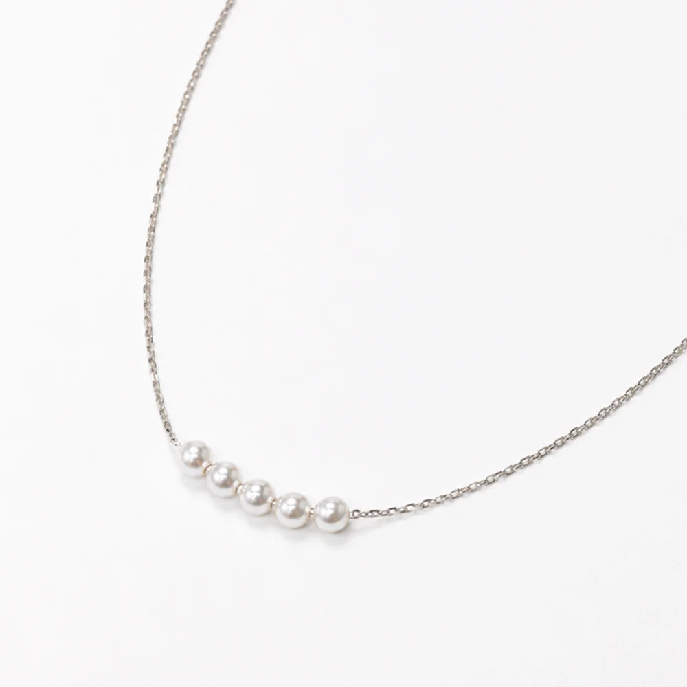 Pearl Dew Necklace - 925 silver