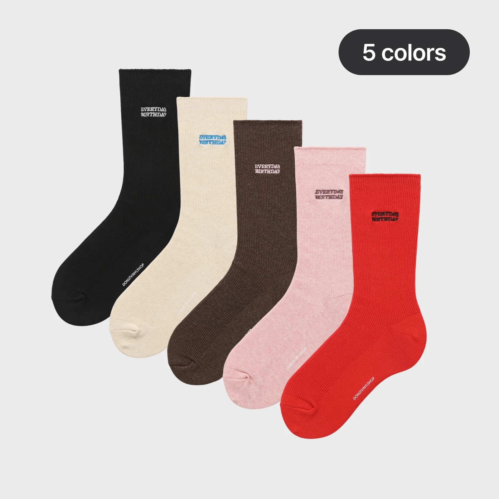everyday birthday socks (5colors)