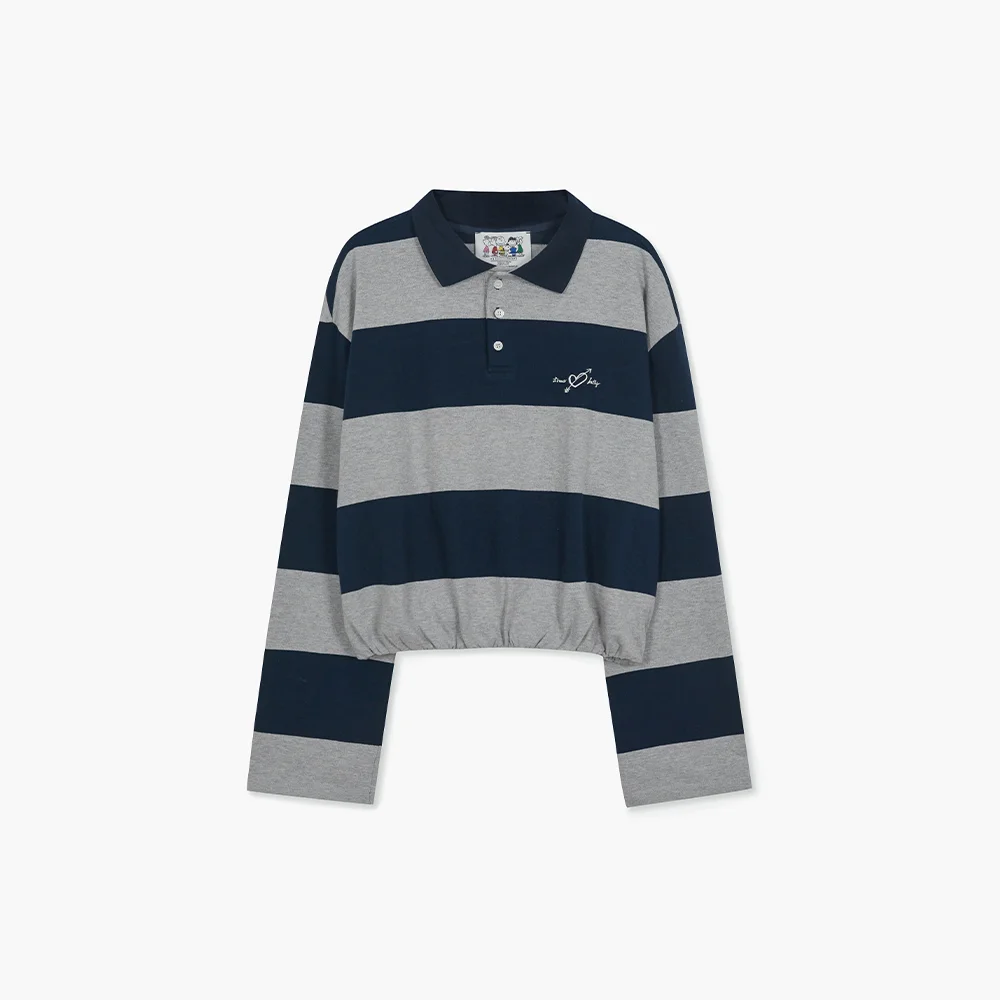LINUS BALLOON POLO SHIRT_navy