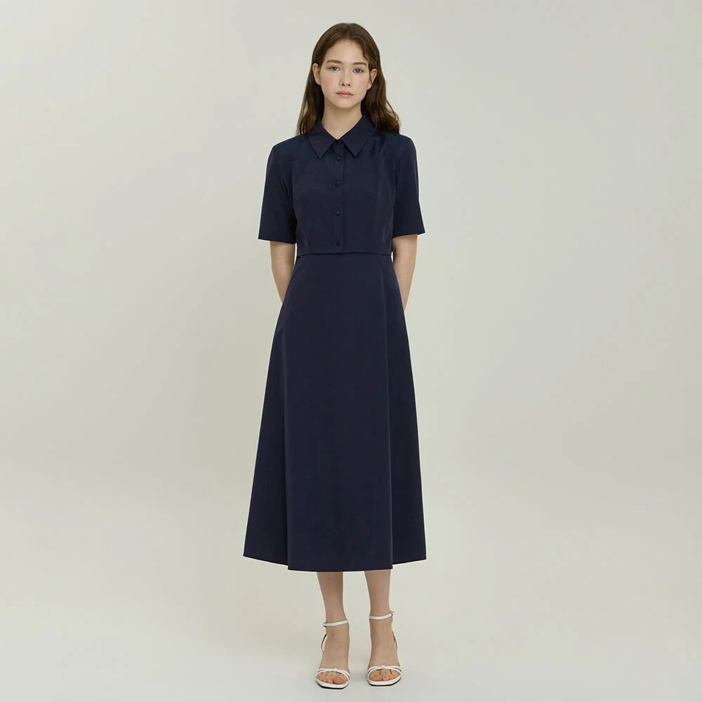 it MICHA 兩件套 短袖 襯衫 連衣裙 ITP7YOP750_2colors