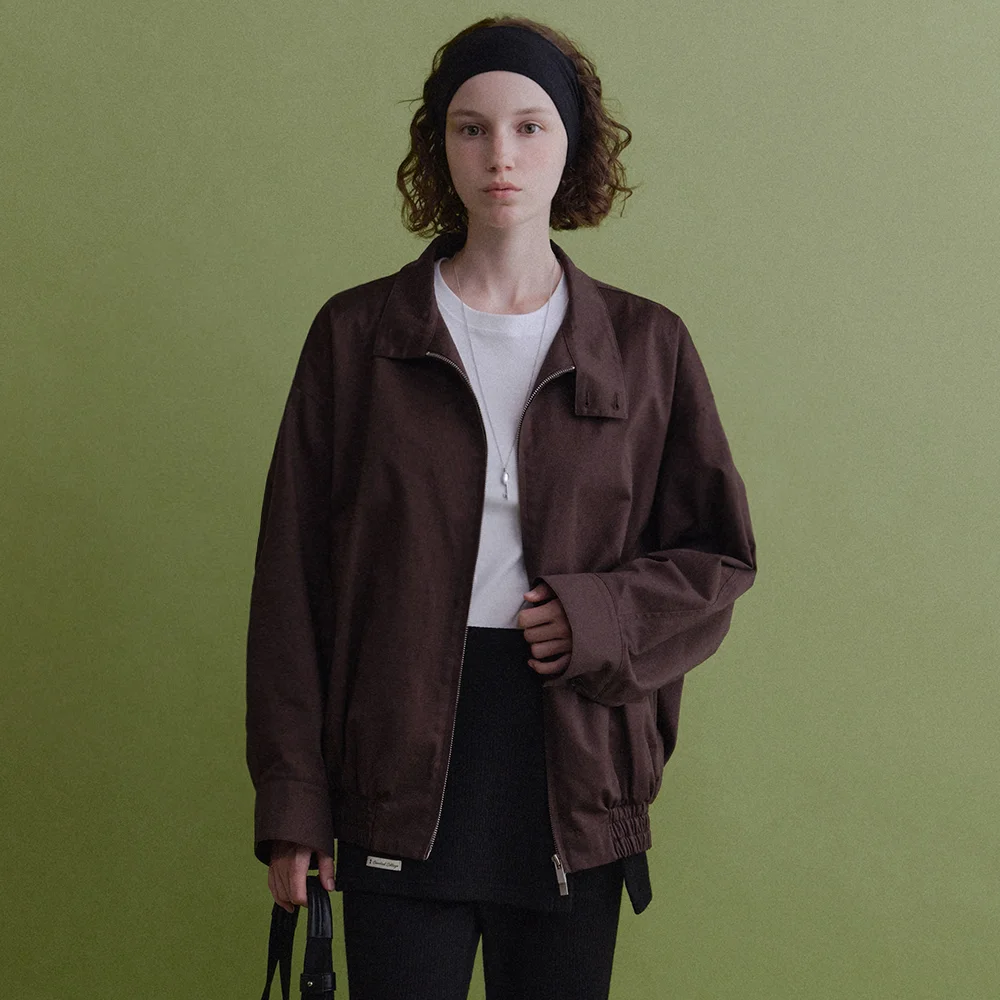 Taf Oversized Blouson (Mocha Brown)