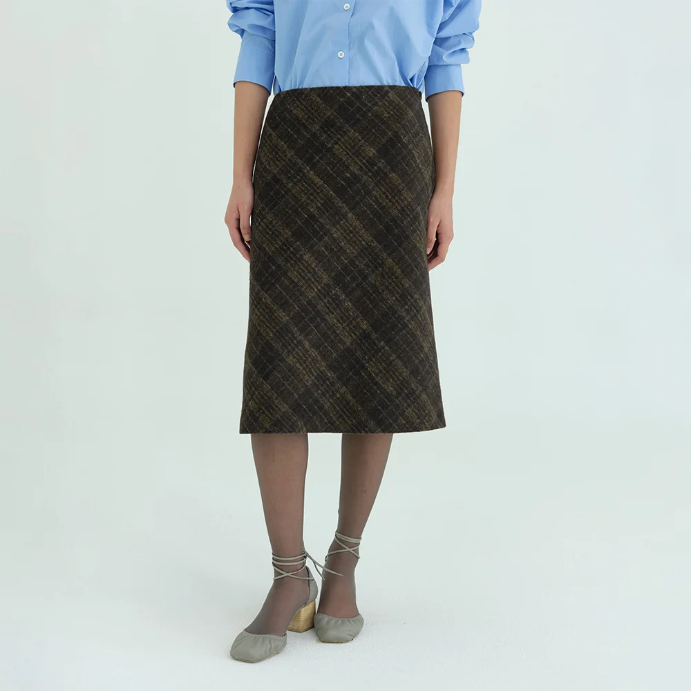 Penny Checked Skirt_2color